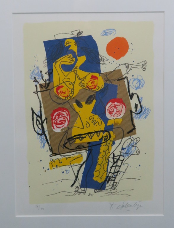 Kees Salentijn: Zeefdruk, Serie San Comedo - Ingelijst kopen? Bied vanaf 35!