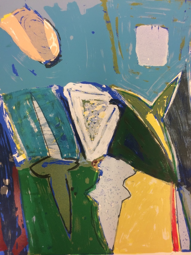 Piet Warffemius, I remember Casper' zeefdruk in perfecte staat uit 1989: 49/60 verkocht voor € 65!