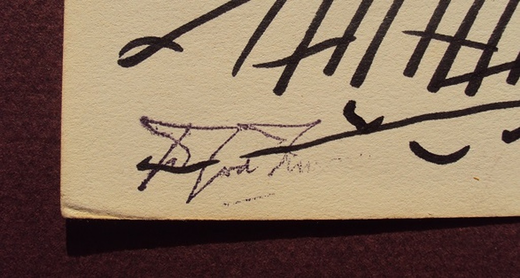 Douwe van der Zweep, landschapje, pentekening kopen? Bied vanaf 15!