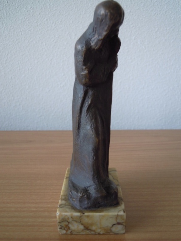 Beeldje Frans de Roeck - 1889 -1968 - Antwerpen 16 cm = gesigneerd kopen? Bied vanaf 100!