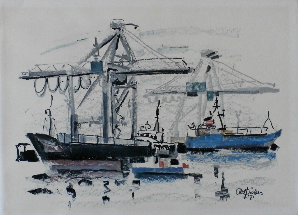 Laatste keer: Ad Pieters - litho: haven - 1971 verkocht voor € 45!