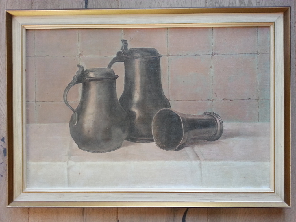 Willem Muhlstaff (1894-1982) - olie op doek, stilleven kopen? Bied vanaf 79!