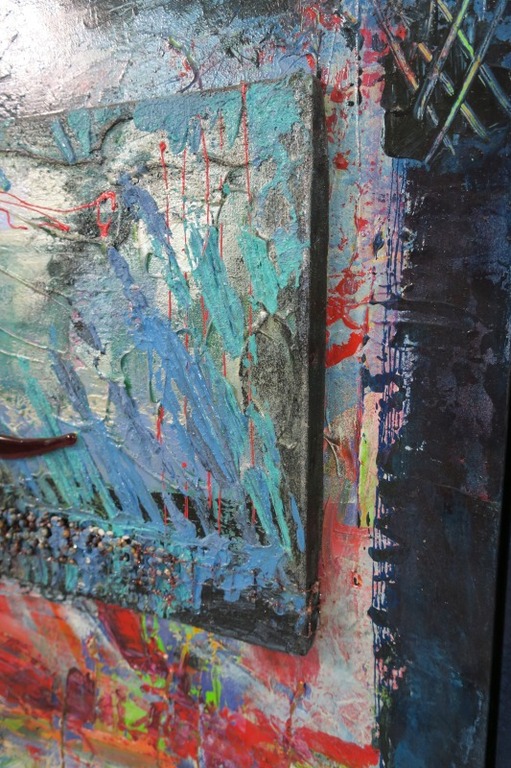 Franca Muller Jabusch: Olieverf op 2 doeken, Blue Song - Ingelijst kopen? Bied vanaf 100!