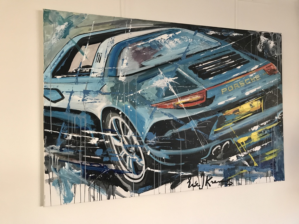 Eric Jan Kremer  acryl op doek  PORSCHE kopen? Bied vanaf 950!