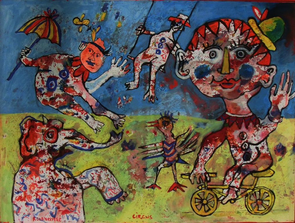 RUUD CORNELISSE, CIRCUS, AFM 80 X 60 CM kopen? Bied vanaf 150!