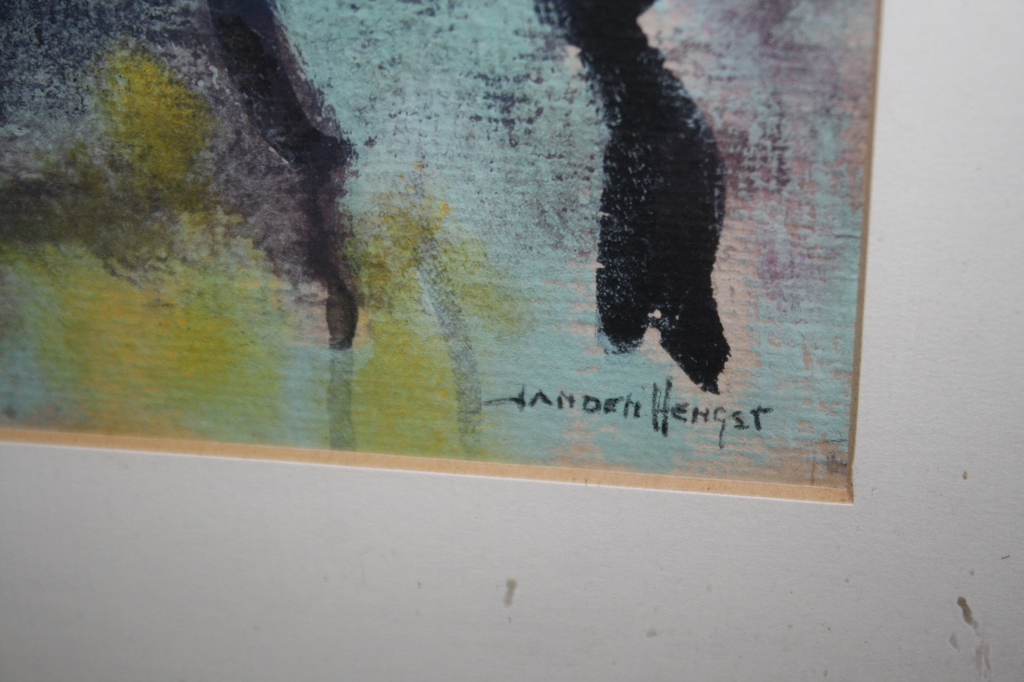 ABSTRACT gesigneerd JAN DEN HENGST kopen? Bied vanaf 1!