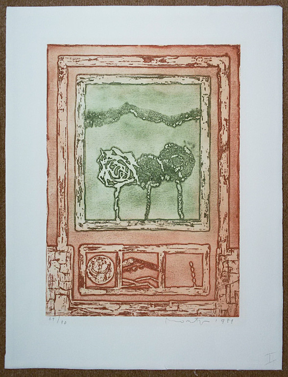 Jan Montyn - Zomer, aquatint ets kopen? Bied vanaf 140!