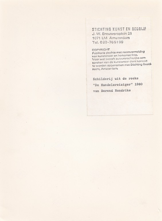 Berend Hendriks: Onbekende Fotograaf, Foto, De Handelsreiziger kopen? Bied vanaf 1!