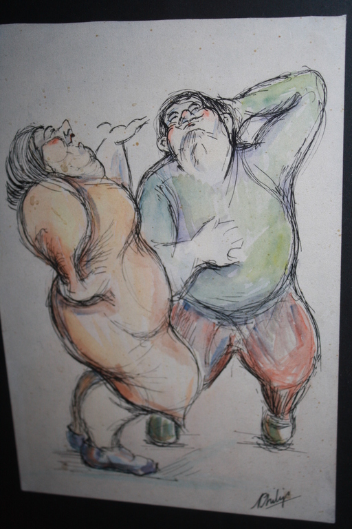 KARAKTUUR TEKENING omstreeks 1925 gesigneerd PHILLYS kopen? Bied vanaf 1!