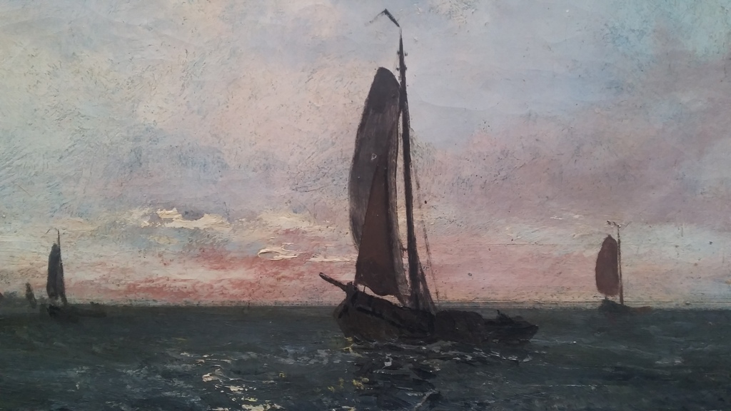 Cornelis de Bruin (1870-1940) - Botters op de Zuiderzee kopen? Bied vanaf 195!