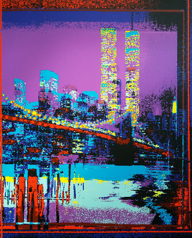 Laatste keer: Henk van der Vet - World Trade Center New York, zeefdruk (groot) kopen? Bied vanaf 90!