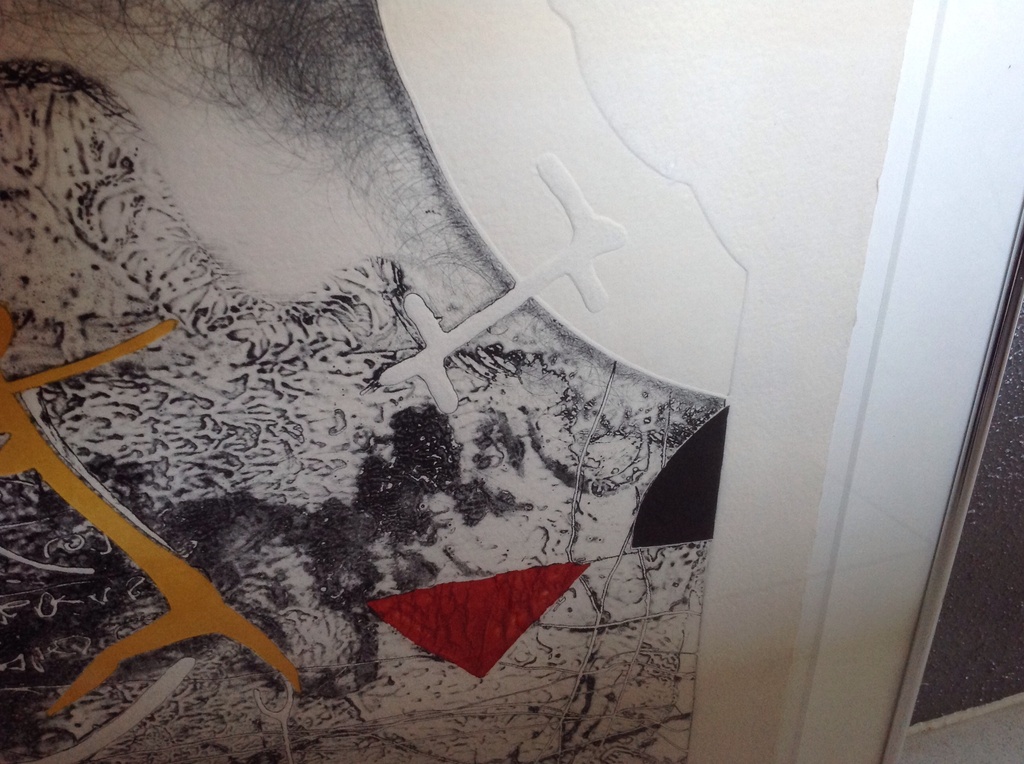 Chabab Tayefeh Mohajer : reliëf ets Hand in gekleurd, 1997 kopen? Bied vanaf 75!