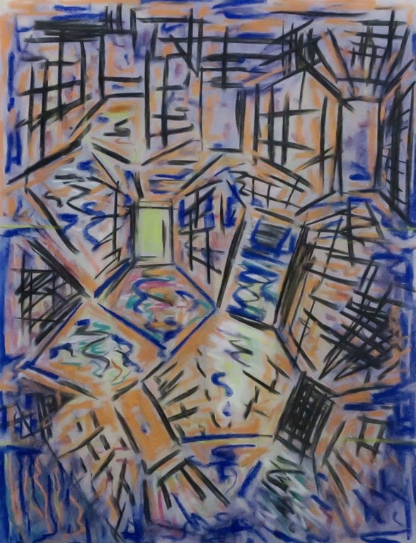 Co van Gasteren: Tekening, Compositie I - Ingelijst kopen? Bied vanaf 1!