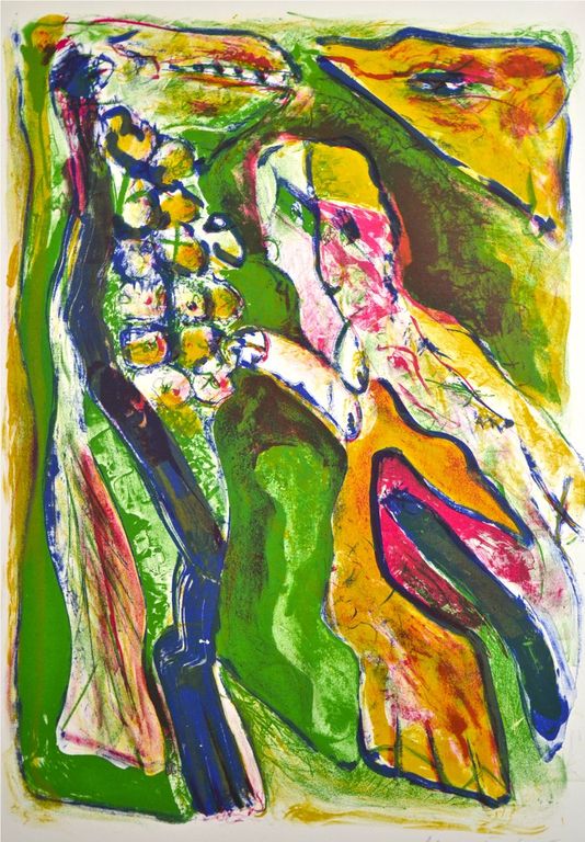 Martin Engelman: Litho. Rendez-vous Au Jardin Zoologique verkocht voor € 40!