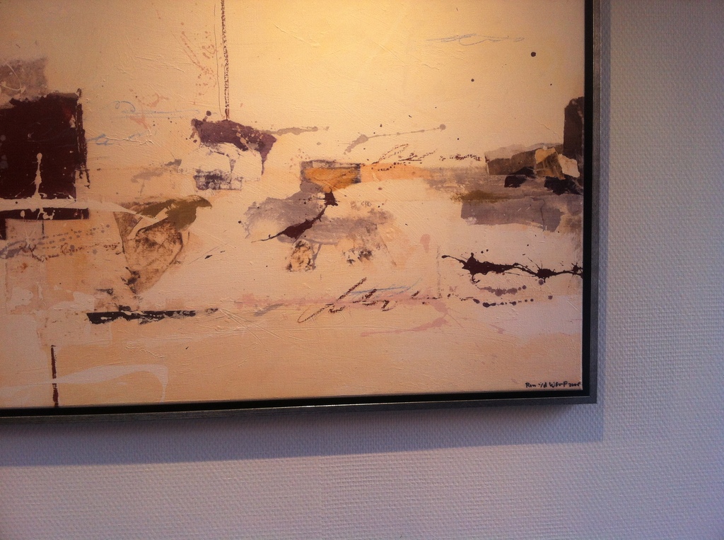 Ron van der Werf  zeefdruk op bewerkte ondergrond op doek. kopen? Bied vanaf 1!