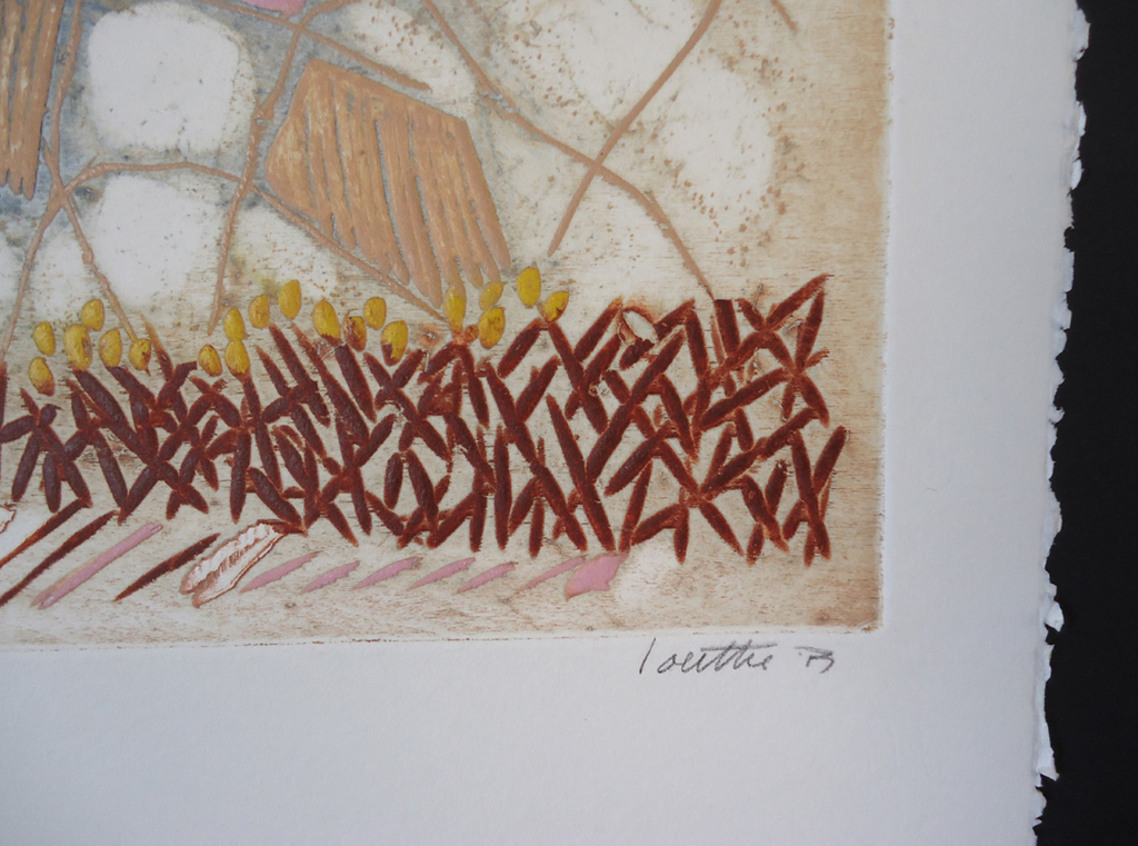 Jean B. Louttre. Gemengde druktechnieken in kleur, "Les feux de la lampe" kopen? Bied vanaf 20!