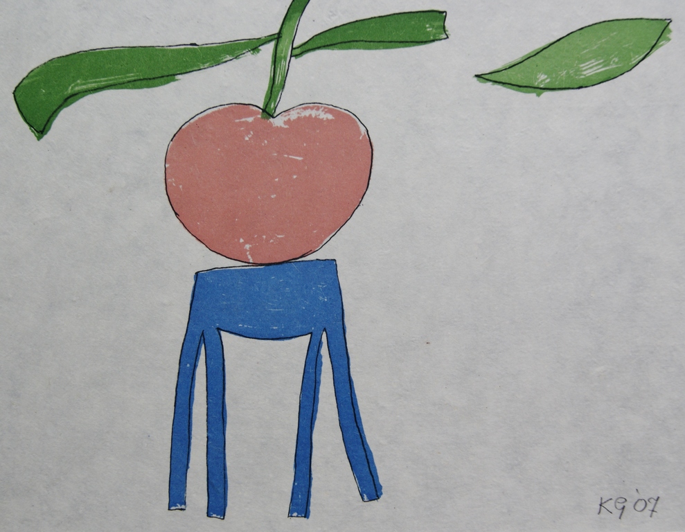 Klaas Gubbels zeefdruk op handgeschept papier - 2007 kopen? Bied vanaf 125!