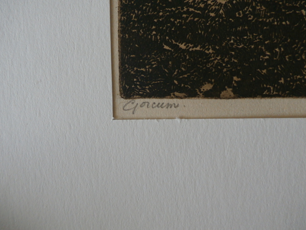 Arend Hendriks - ets: gezicht op gorcum kopen? Bied vanaf 70!