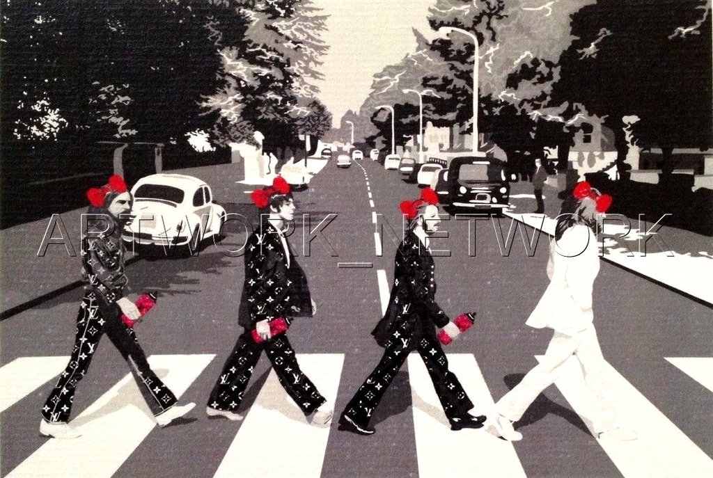 Large Print Painting "Crossing" Signed Numbered A/P or 1 to 100 with COA kopen? Bied vanaf 1!
