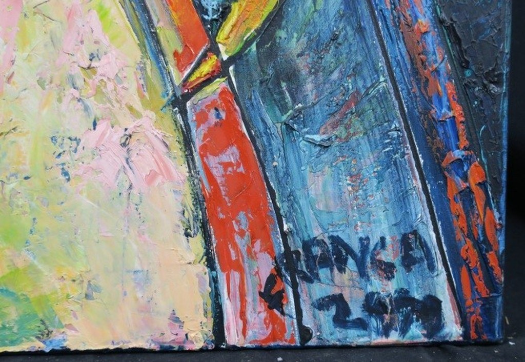 Franca Muller Jabusch: Olieverf op doek, All kinds of instruments (groot) kopen? Bied vanaf 100!