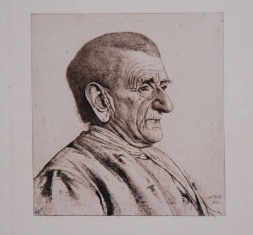 Jan Veth: Ets. Visscher uit 1891 verkocht voor € 45!