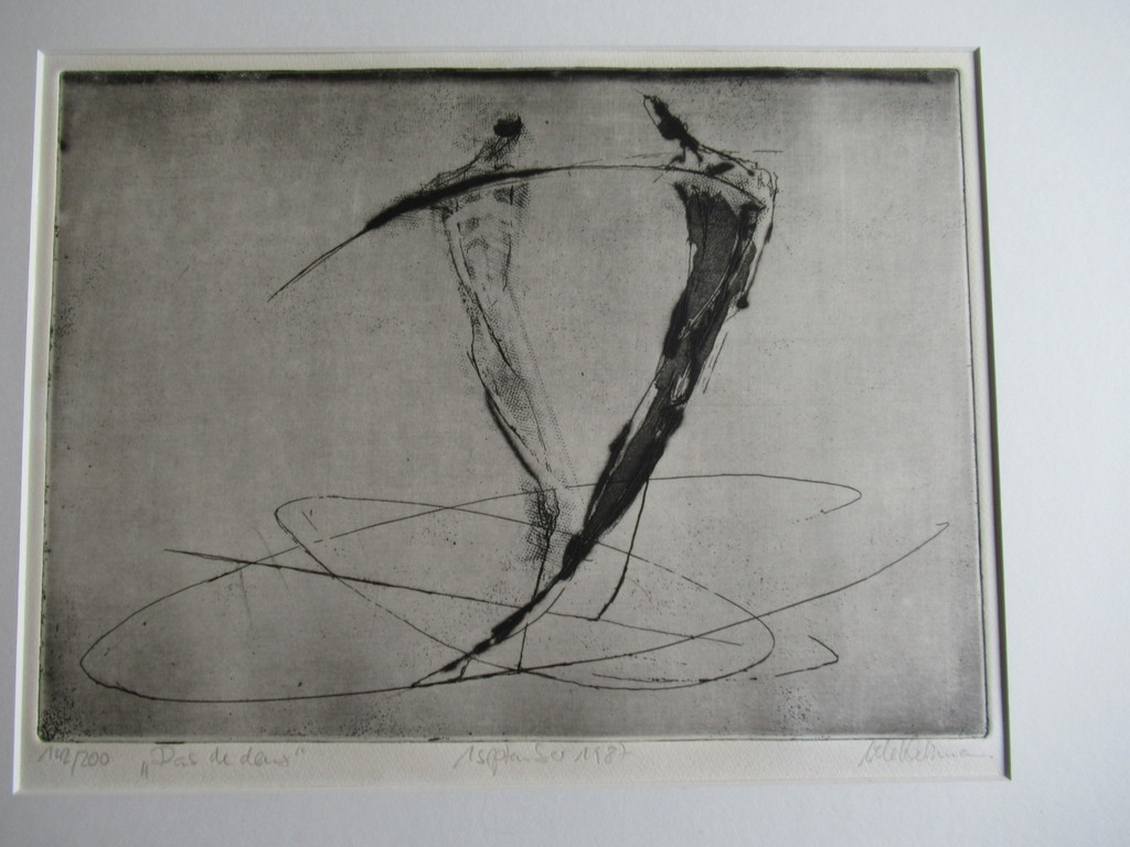 Onbekende kunstenaar - ets - "pas de deux" kopen? Bied vanaf 1!