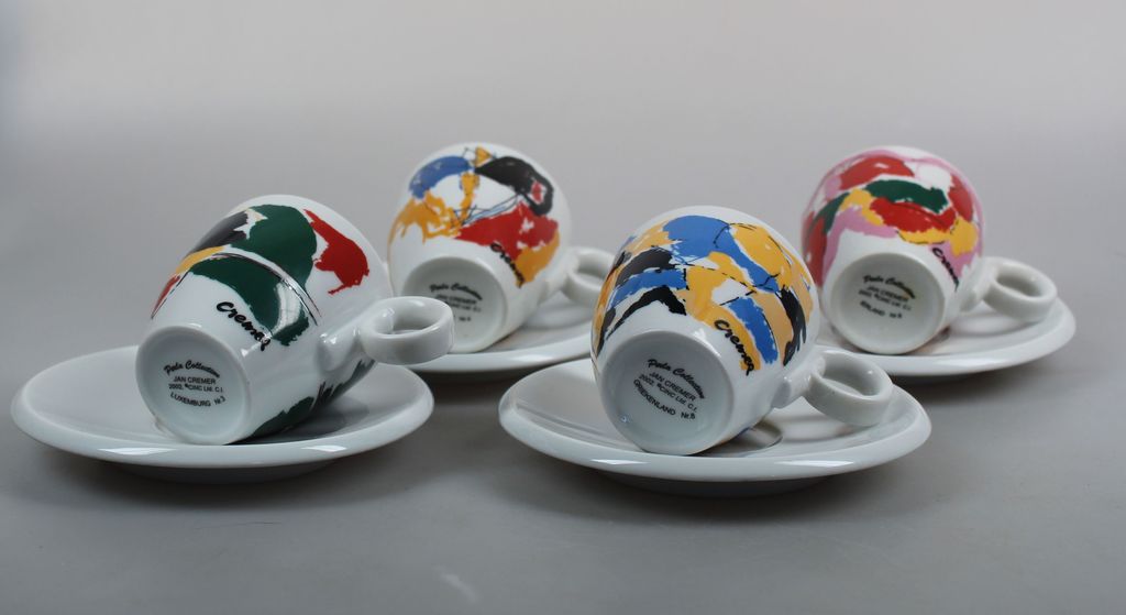 Jan Cremer espresso kop en schotels Perla kopen? Bied vanaf 20!