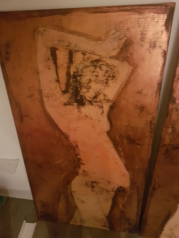 Twee luik van Sjer Jacobs 2004 genaamd Twee vrouwen kopen? Bied vanaf 750!