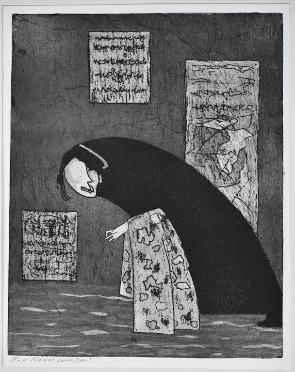 Harry van Kruiningen, figuur, gesigneerd. verkocht voor € 70!