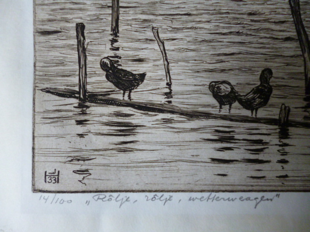 Johan Hemkes - ets - RÃ´lje, rÃ´lje, wetterweagen kopen? Bied vanaf 70!