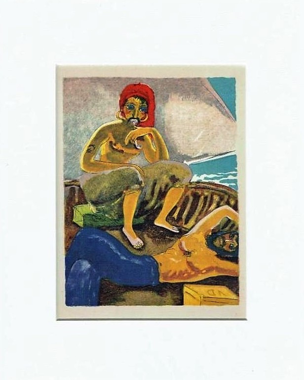 Kees van Dongen - Houtgravure- Sinbad et le capitaine kopen? Bied vanaf 1!