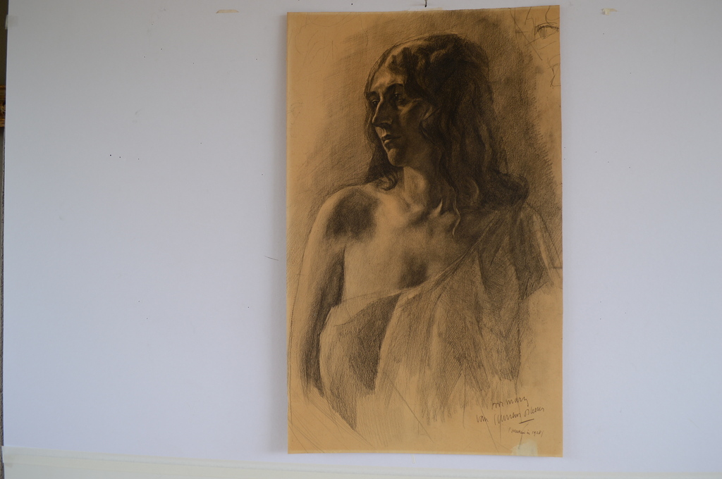 Laurentius Bleeker 'voor Mary' potlood/pastel 35x56, 1928 verkocht voor € 40!