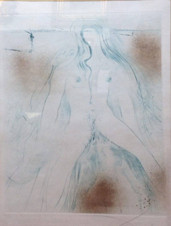 Onbekende kunstenaar gesigneerd Dali verkocht voor € 68!