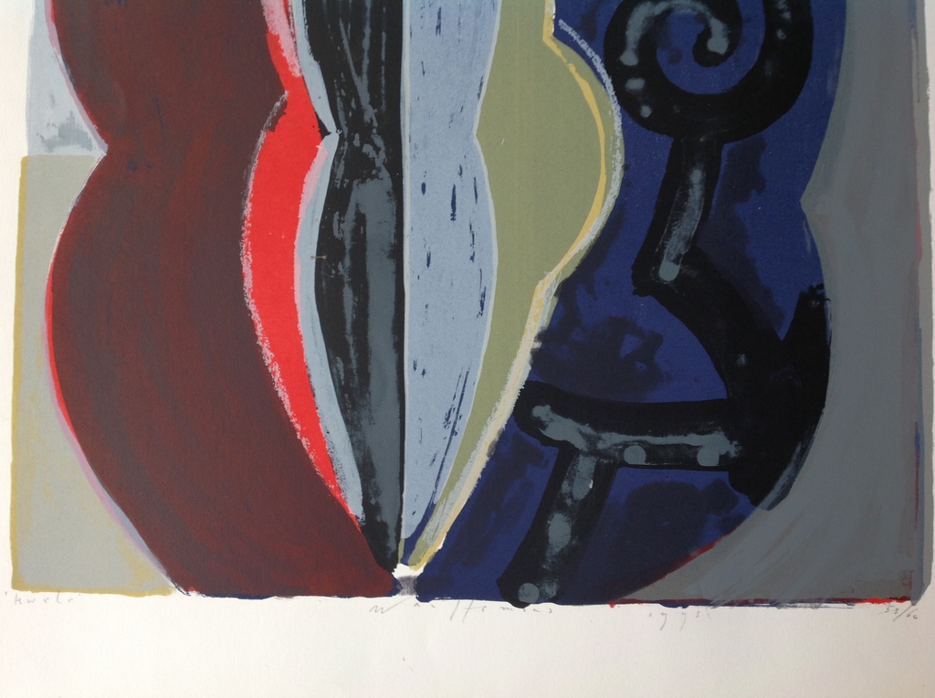 Piet Warffemius     Prachtige Litho  'Kwele'   53/60   1993 kopen? Bied vanaf 85!