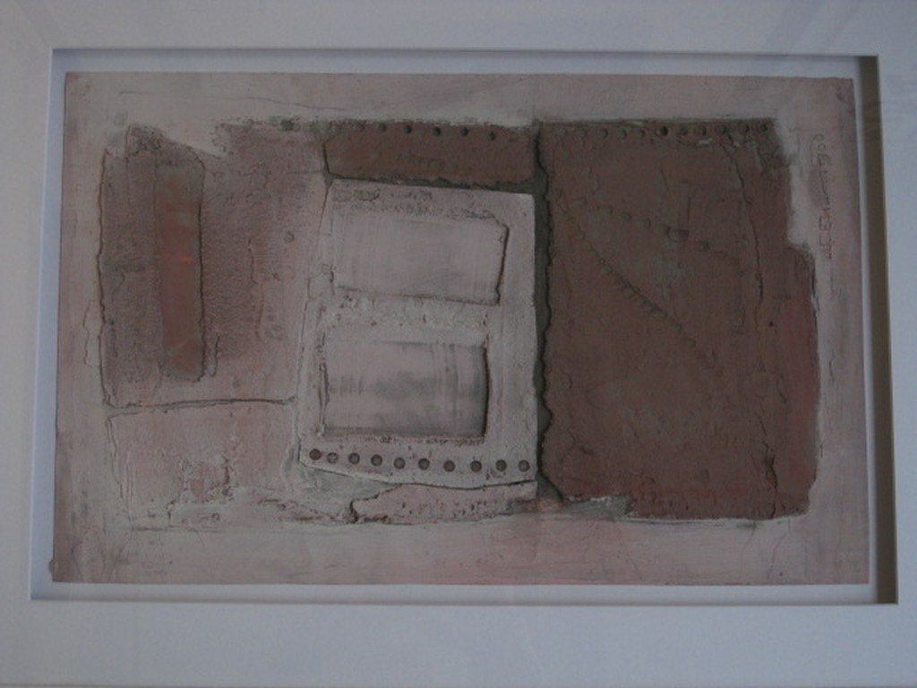 Zeldzaam Kees van Bohemen materieschilderij uit Zero periode met Jan Schoonhoven kopen? Bied vanaf 700!