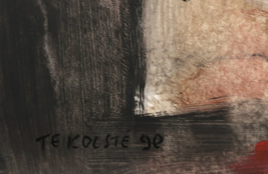 Kees te Kolste: Acryl op papier, Zonder titel kopen? Bied vanaf 1!