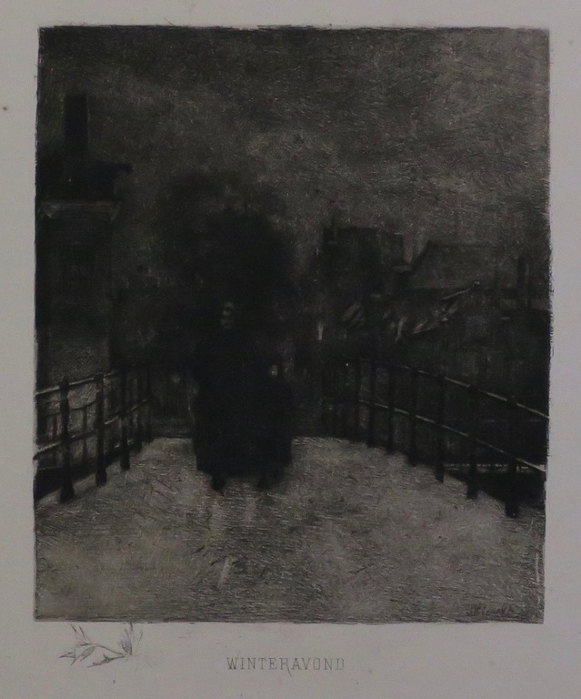 Ferdinand Oldewelt: Ets, Winteravond kopen? Bied vanaf 1!