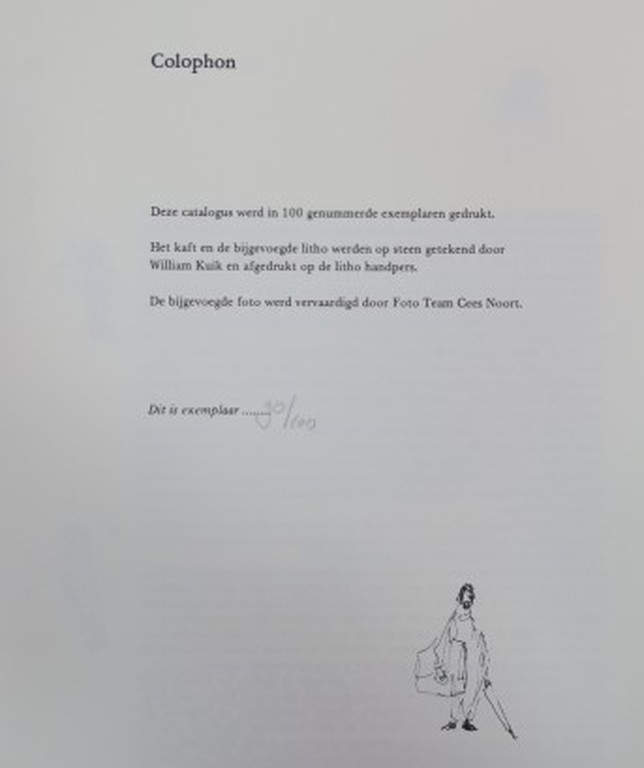 Dirkje Kuik: Litho + Foto in een lithografisch bedrukte kaft, Tekenen in Alkmaar kopen? Bied vanaf 80!