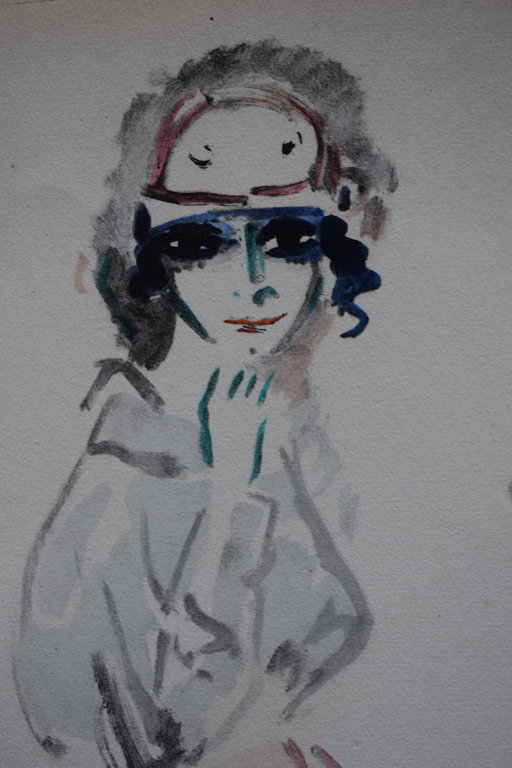 Kees van Dongen - Pochoir - Croquis kopen? Bied vanaf 550!