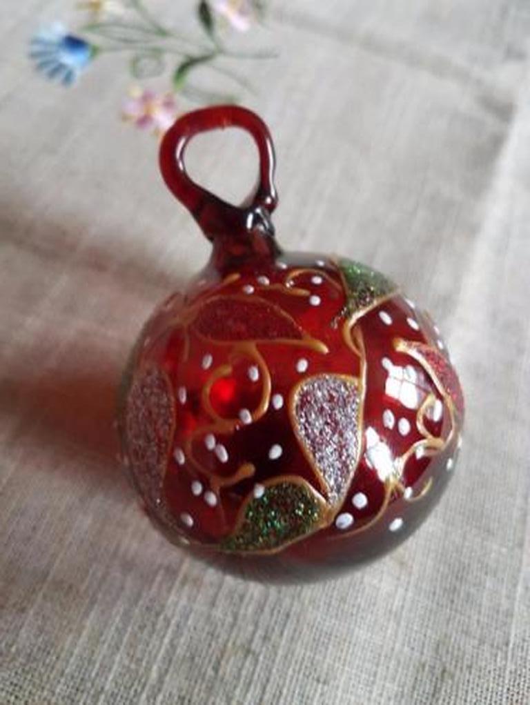 Israeel- mondgeblazen en handgeschilderd ball 94 kopen? Bied vanaf 5!