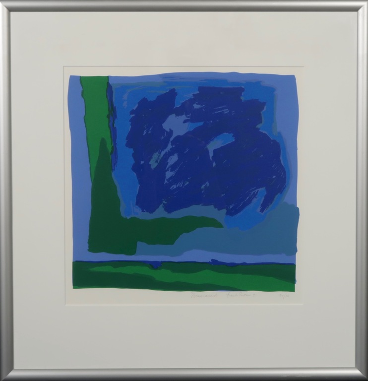 Frank Rosen: Zeefdruk, Zomeravond - Ingelijst kopen? Bied vanaf 1!