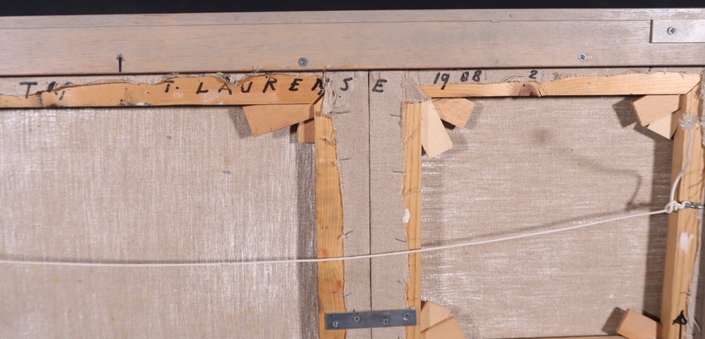 Toon Laurense: Olieverf op 3 doeken, Z.T. - Ingelijst kopen? Bied vanaf 400!