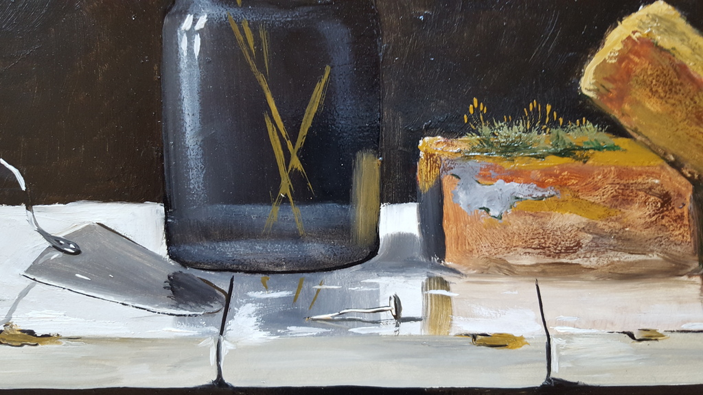 Henk Poeder - Paneel, gesigneerd l.o. (mooi ingelijst) kopen? Bied vanaf 89!