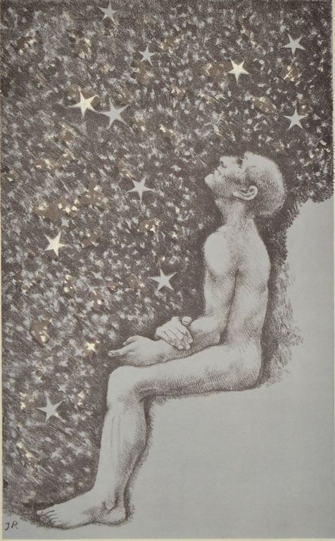 John Raedecker: Litho. Onder de sterrenhemel kopen? Bied vanaf 35!