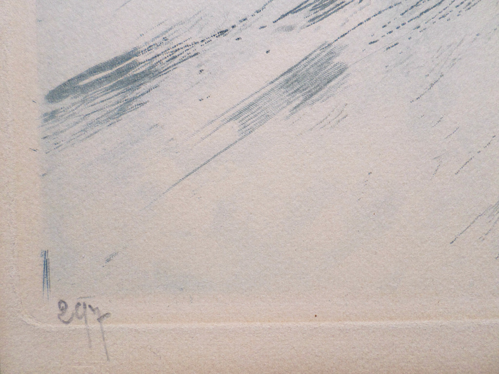 Henri Cassiers - Het Rokin in de winter, aquatint ets kopen? Bied vanaf 250!