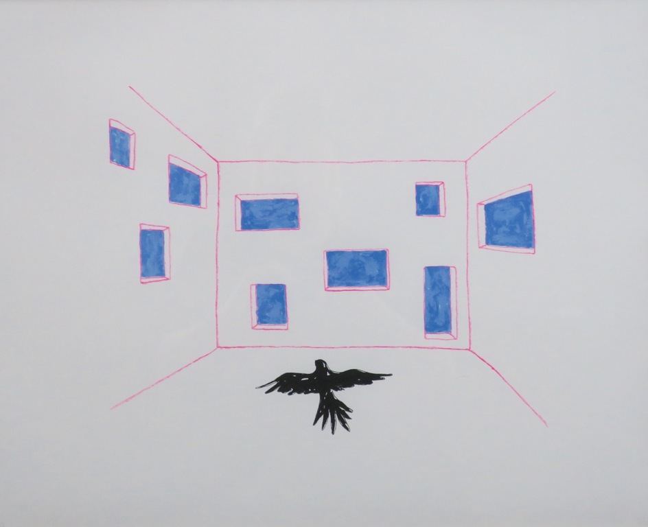 Hans van der Ham: Zeefdruk, Zonder titel nr. 6 - Ingelijst kopen? Bied vanaf 35!