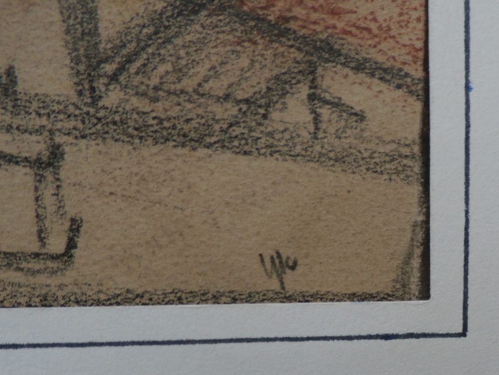 Hendrikus IJkelenstam - tekening dorp (Urk) kopen? Bied vanaf 25!