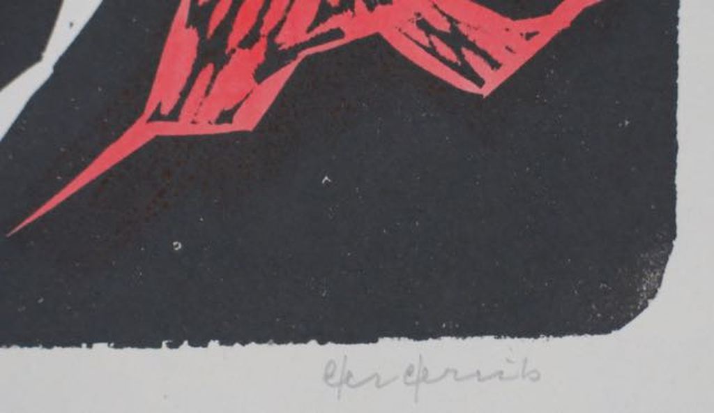 Ger Gerrits: Litho, Zonder titel (Creatie 1952) kopen? Bied vanaf 1!