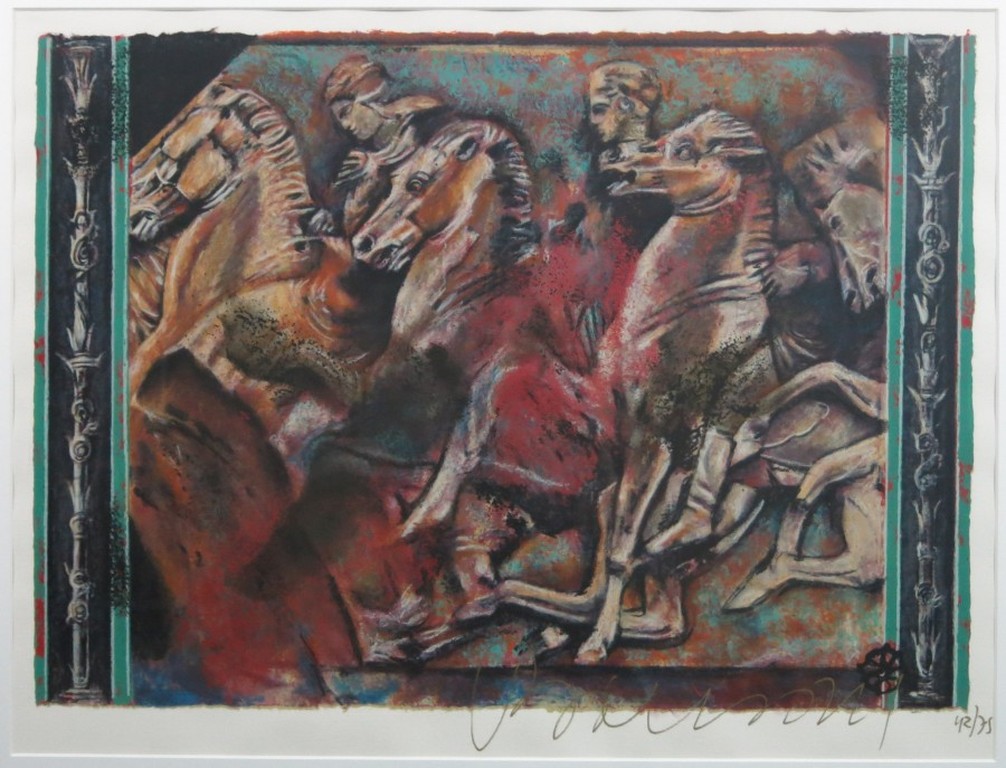 Gerti Bierenbroodspot: Zeefdruk, Zonder titel - ingelijst kopen? Bied vanaf 100!