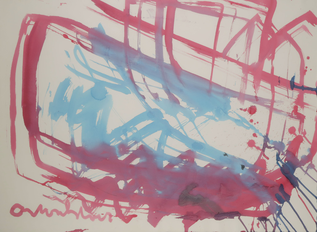 Anton Heyboer: Aquarel, Z.T. - Ingelijst (Groot!) kopen? Bied vanaf 200!